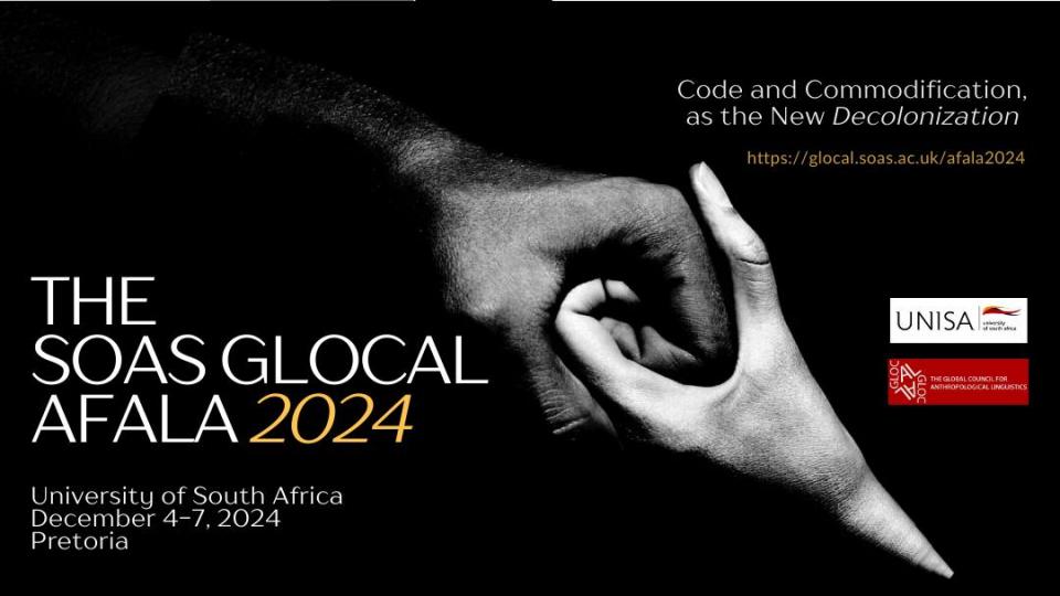 Second and Final Call - (SCOPUS / ISI) SOAS GLOCAL African Assembly on Linguistic Anthropology 2024 Cover