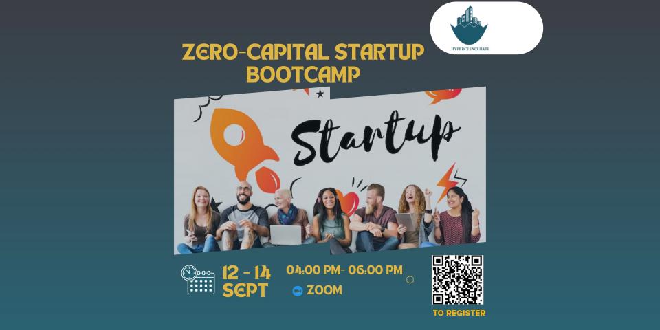 Zero-Capital Startup Bootcamp (3 Days Event) Cover