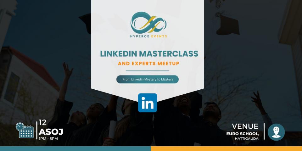 Linkedin MasterClass and Experts Meetup Cover