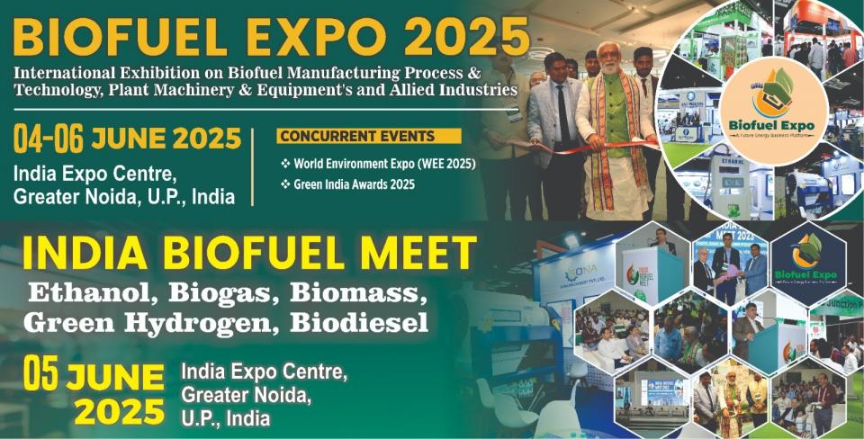 Biofuel Expo 2025 : International Exhibition & Conference on Biofuel & Green Hydrogen Cover