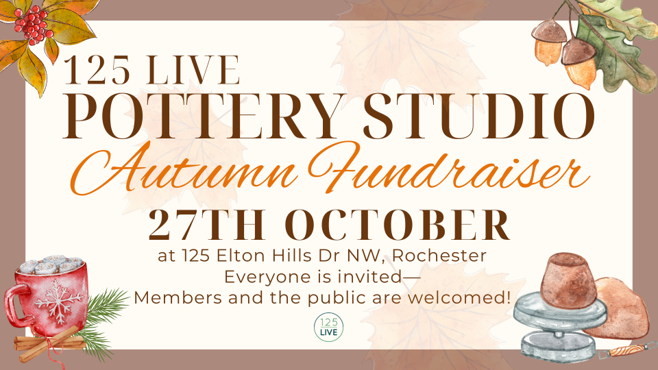 125LIVE Pottery Studio | Autumn Fundraiser Cover