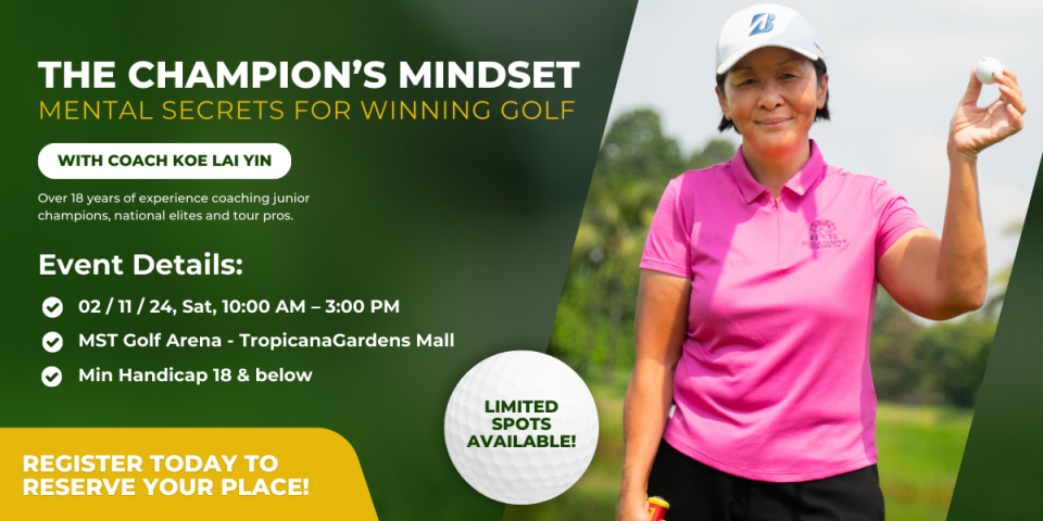 THE CHAMPION'S MINDSET MENTAL, SECRETS FOR WINNING GOLF, with COACH KOE LAI YIN Cover