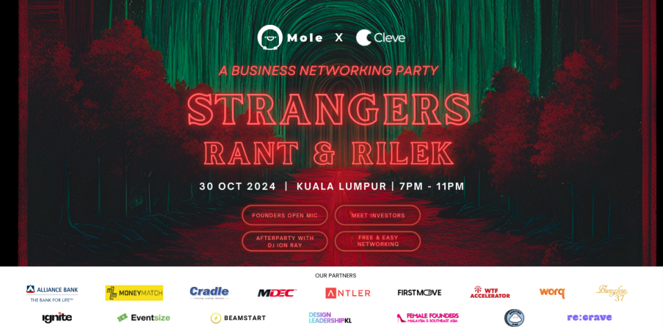 A Business Networking Party: Strangers Rant & Rilek Cover