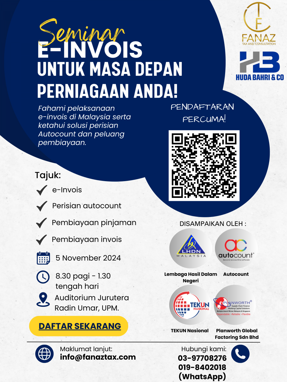 Seminar e-Invois - Untuk Masa Depan Perniagaan Anda! Cover