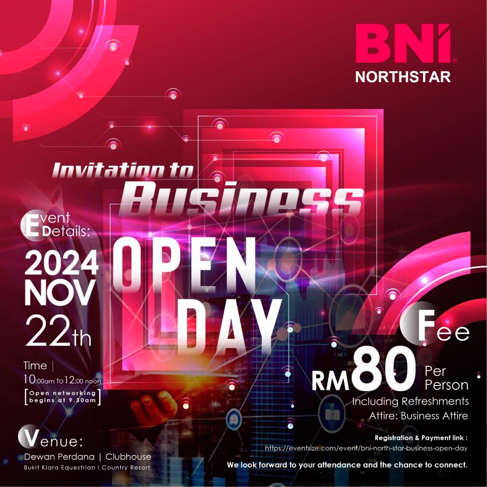 BNI North Star BUSINESS OPEN DAY Cover