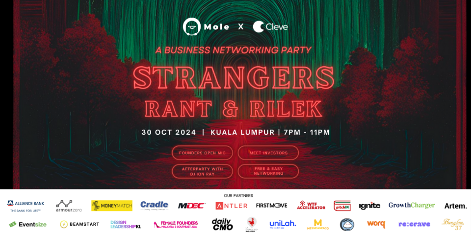 A Business Networking Party: Strangers Rant & Rilek Cover