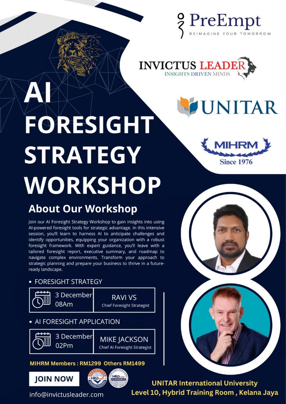 AI Foresight Strategy Workshop Cover