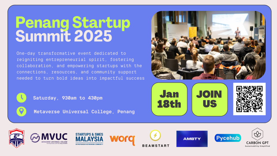 Penang Startup Summit 2025 Cover