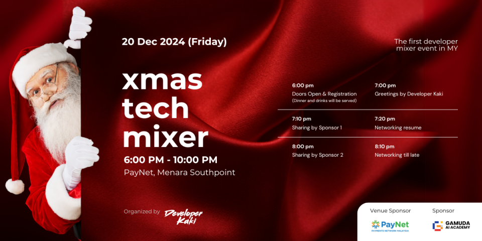 Xmas Tech Mixer 2024 by Developer Kaki Cover