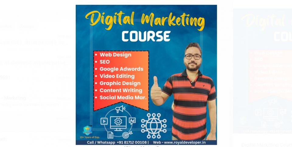 Unlock Your Digital Marketing Potential with Royal Developer's 45-Day Course in Dehradun Cover