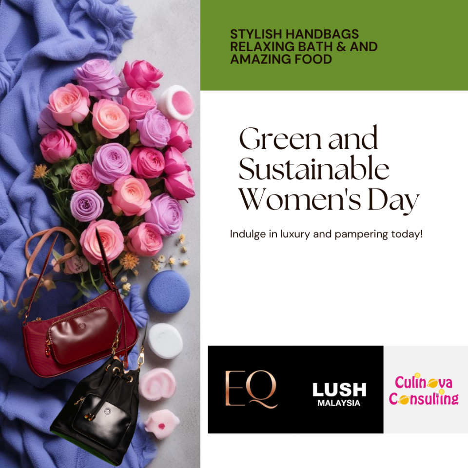 Green and Sustainable Women's Day Cover