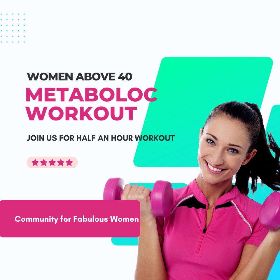 Metabolic Workout for Women Above 40 Cover