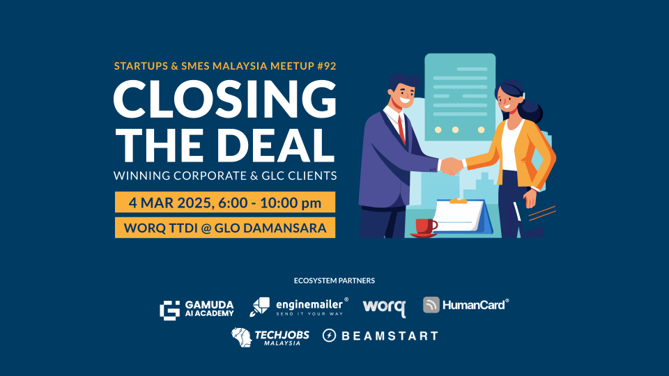 Closing the Deal - Startups & SMEs Meetup Cover