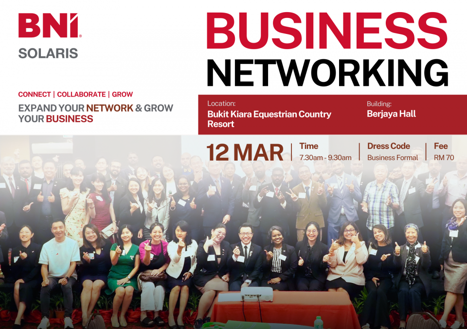 Business Networking @ Berjaya Hall, Bukit Kiara Equestrian Cover