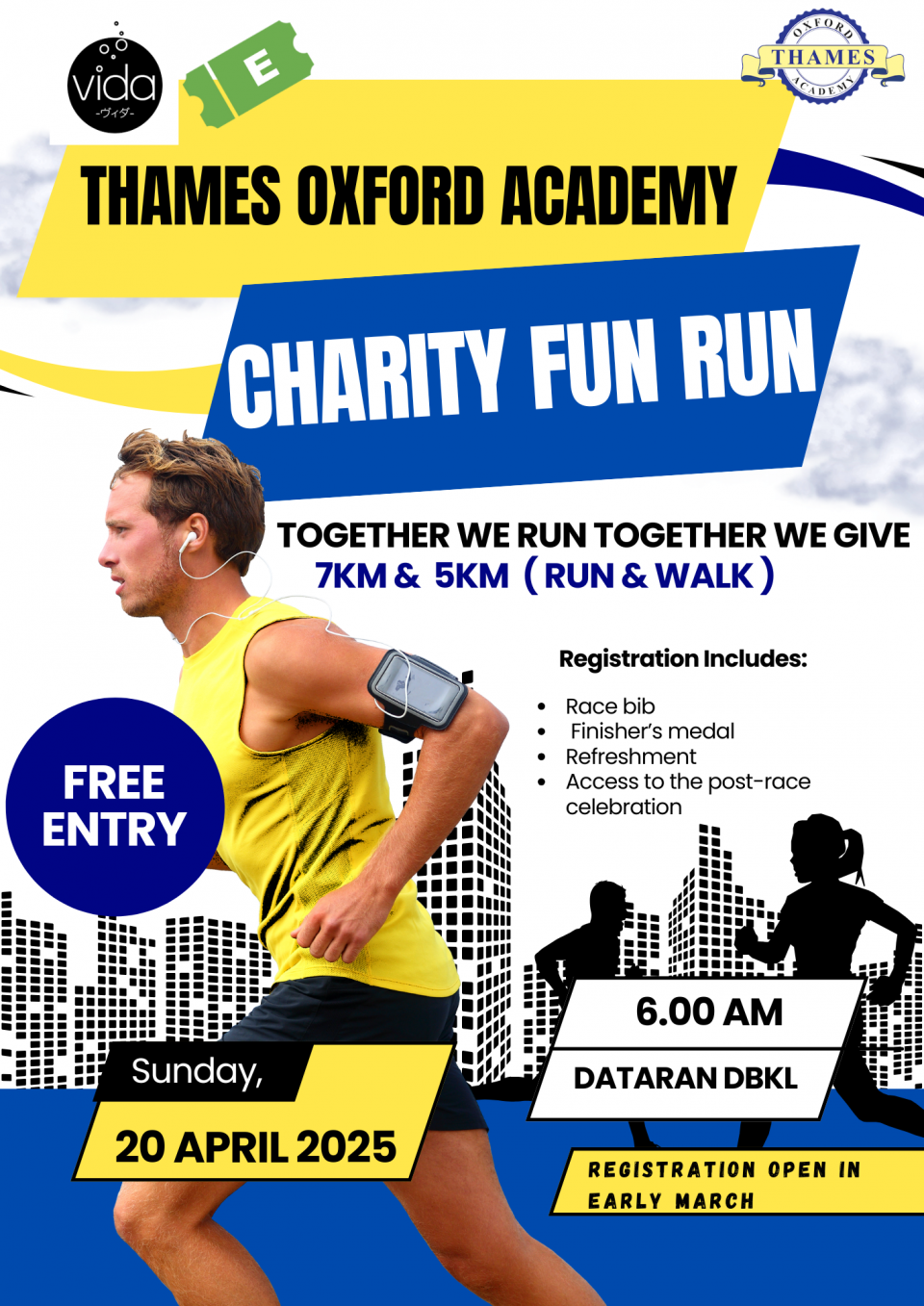 THAMES OXFORD ACADEMY CHARITY FUN RUN 2025 Cover