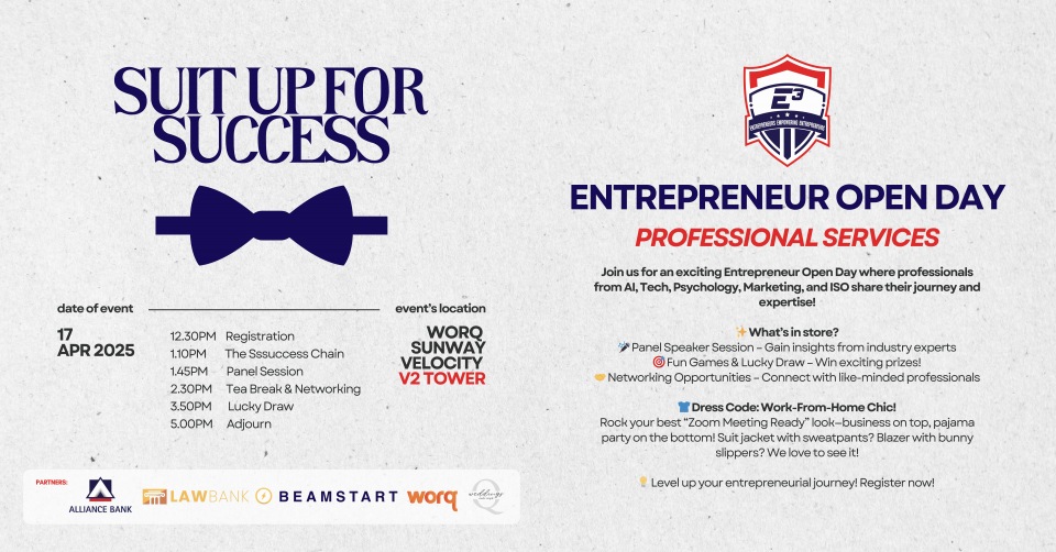 Entrepreneur April Open Day - Professional Services Cover