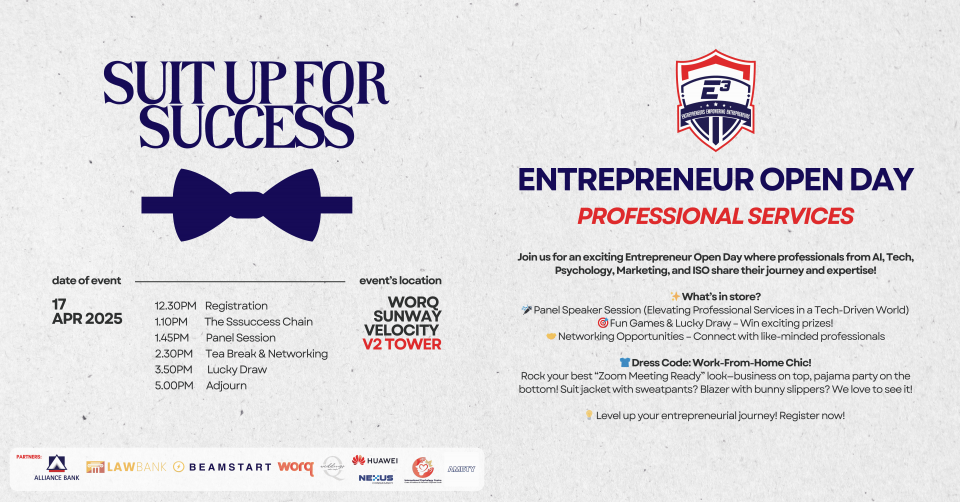 Entrepreneur April Open Day - Professional Services Cover