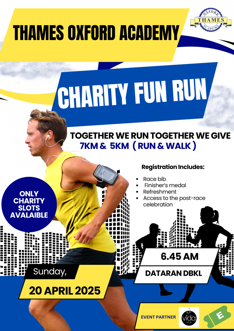 THAMES OXFORD ACADEMY CHARITY FUN RUN 2025 Cover