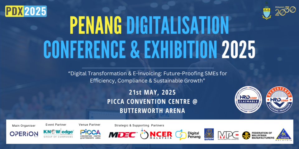 Penang Digitalisation Conference & Exhibition 2025 | PDX2025 Cover